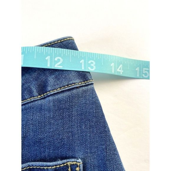 Altar'd State A-Line‎ Denim Skirt Size XS Blue Button Front Casual - Picture 11 of 12